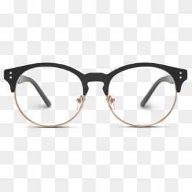 Cute Clear Glasses Women - Round Browline Glasses, HD Png Download - round glasses png