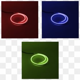 Circle, HD Png Download - neon lights png