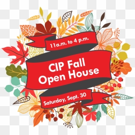 Cip Fall Open House 7 Cliparts - Portable Network Graphics, HD Png Download - open house png