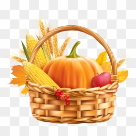 Basket Clipart Fruits And Vegetables, HD Png Download - basket png