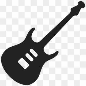 Guitar Icon Png , Png Download - Transparent Background Guitar Icon, Png Download - guitar silhouette png