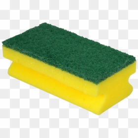 Washing Sponge Png - Yellow And Green Sponge, Transparent Png - sponge png