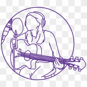 Trombone Vector Blessing - Recording A Song Drawing, HD Png Download - trombone png
