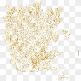 Feather,hair Accessory,peafowl - Golden Peacock Png, Transparent Png - peacock png