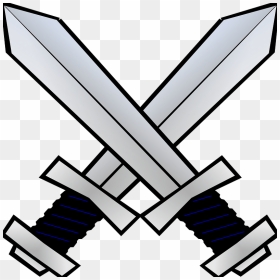 Crossed Swords Clipart - Swords In Battle, HD Png Download - crossed swords png