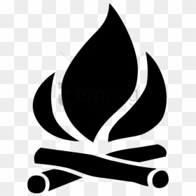 Free Png Camp Fire Vector Png Image With Transparent - Black Vector Fire Png, Png Download - fire vector png