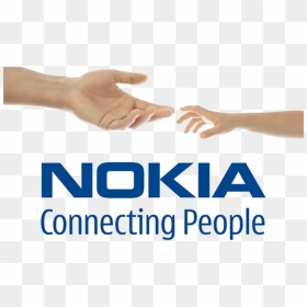 Nokia With Hands Connecting People Png - Nokia Logo Connecting People, Transparent Png - shaking hands png