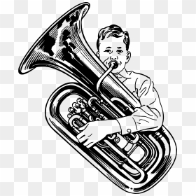 Clipart Tuba Download This Tuba Clip Art And Save On - Clipart Tuba, HD Png Download - trombone png