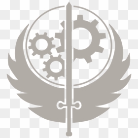 Brotherhood Of Steel - Fallout 4 Brotherhood Of Steel Logo, HD Png Download - fallout logo png