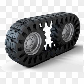 Over The Tire Tracks Ott - Skid Steer Full Rubber Tracks, HD Png Download - tire tracks png
