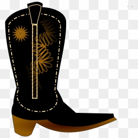 Cowboy Boot Clip Art - Cowboy Boot Cartoon Png, Transparent Png - cowboy boot png