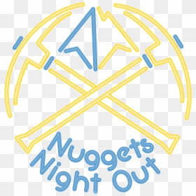 Transparent Denver Nuggets Logo Png - Circle, Png Download - golden gate bridge png