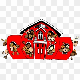 Full House Clipart Jpg Royalty Free Stock Chathamcountyschools - School Elementary School Clipart Transparent Background, HD Png Download - open house png