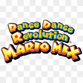 The Dance Dance Revolution Mario Mix Logo - Ddr Mario Mix Logo, HD Png Download - gamecube logo png