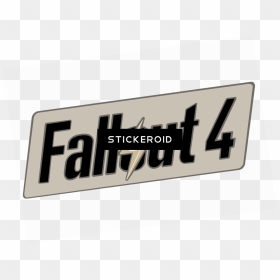 Fallout 4 Logo , Png Download - Signage, Transparent Png - fallout logo png