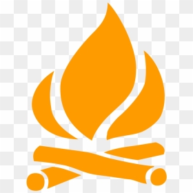 Fire Camp Vector Png , Png Download - Camp Fire Icon Png, Transparent Png - fire vector png