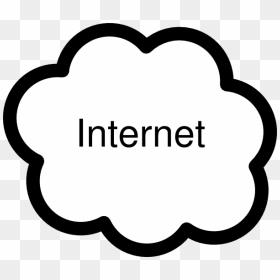 Internet Cloud Clipart - Transparent Internet Cloud Icon, HD Png Download - internet icon png