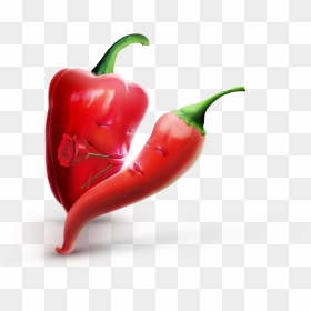 This Graphics Is Red Festive Chili Decorative About - Chili Pepper, HD Png Download - chili png