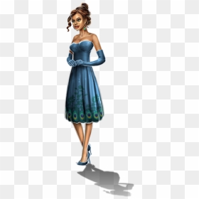 Cluedo Characters Mrs Peacock, HD Png Download - peacock png