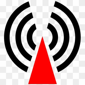 Antenna Flat Icon - Charing Cross Tube Station, HD Png Download - radio waves png