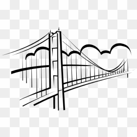 Let It Go, Already - Bridges Clipart, HD Png Download - golden gate bridge png