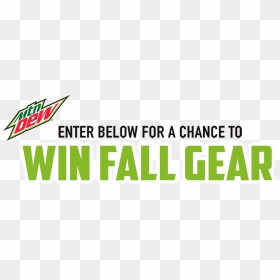 Mtn Dew® Enter Below For A Chance To Win Fall Gear - Mountain Dew White Out, HD Png Download - mtn dew png