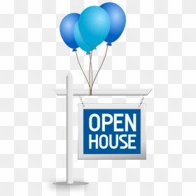 Open House Balloon Png, Transparent Png - open house png