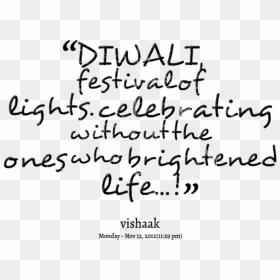 Diwali Festivals Of Lights - Calligraphy, HD Png Download - diwali lights png