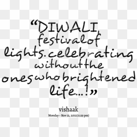 Diwali Festivals Of Lights - Calligraphy, HD Png Download - diwali lights png
