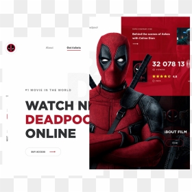 Website Design - Deadpool, HD Png Download - creative web design png