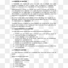 Document, HD Png Download - destiny hunter png