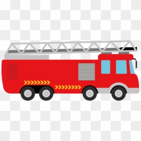 Fire Truck Png Pic - Fire Truck Illustration Png, Transparent Png - fire vector png