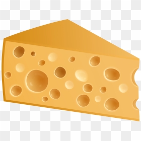 Swiss Cheese Png Clip Art - Cartoon Cheddar Cheese Picture Of Cheese, Transparent Png - grilled cheese png