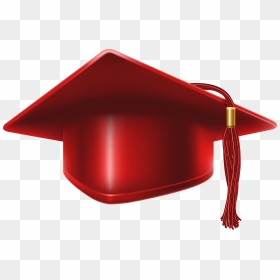 Degree Hat Png - Red Graduation Caps Png, Transparent Png - degree cap png