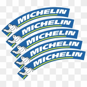 Michelin Tire Decal , Png Download - Michelin Logo On Tyre, Transparent Png - tire tracks png