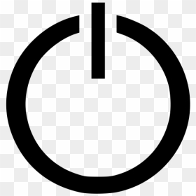 Power On Button Symbol - Icone Relogio Png, Transparent Png - power button png