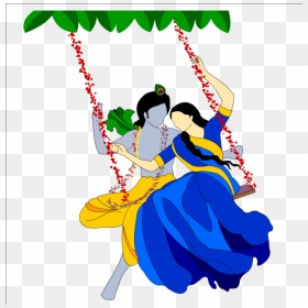 Radha Krishna Free Download Png - Holi 2020 Images Download, Transparent Png - doli png