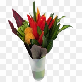 Fun Confeti Mini Tropical Centerpieces - Bouquet, HD Png Download - tropical flowers png