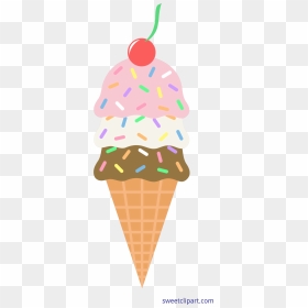 Thumb Image - Ice Cream Cone With Sprinkles Clipart, HD Png Download - ice creams png