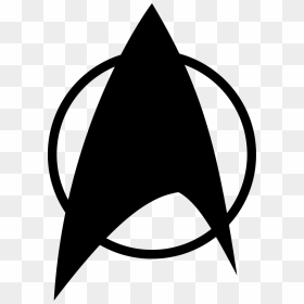Star Trek - Star Trek Badge Silhouette, HD Png Download - star trek png