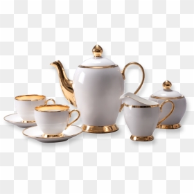 Tea Cup Set Png, Transparent Png - crockery png
