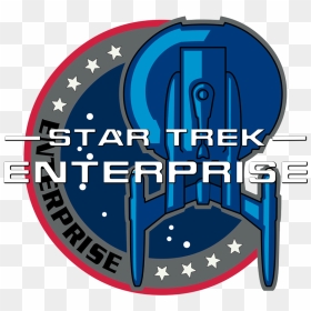 Star Trek Enterprise Patch Title - Star Trek Enterprise Logo Png, Transparent Png - star trek png