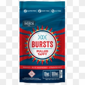 Bursts Pulled Taffy By Dixie - Paper Product, HD Png Download - indica png