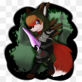 Destiny Hunter Fox - Cartoon, HD Png Download - destiny hunter png