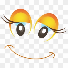 Happy Female Smiley Clip Arts - Transparent Background Funny Emoji Png, Png Download - smiley png images
