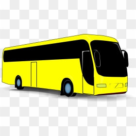 Coach Clipart Bus Volvo - Clipart Yellow Bus, HD Png Download - volvo bus images png