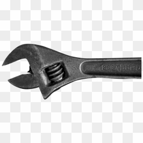 Silver Spanner Transparent - Metalworking Hand Tool, HD Png Download - spanner png