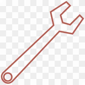 Schematic Spanner Clip Arts - Diagram Of Spanner, HD Png Download - spanner png