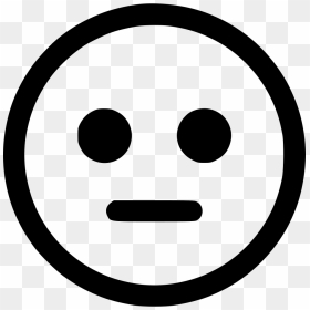 Smiley Neutral - Neutral Face Png, Transparent Png - smiley png images
