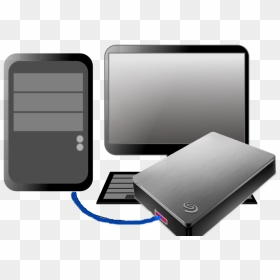 External Hd Protected - Public Domain Clipart Computer Free, HD Png Download - computer images hd png